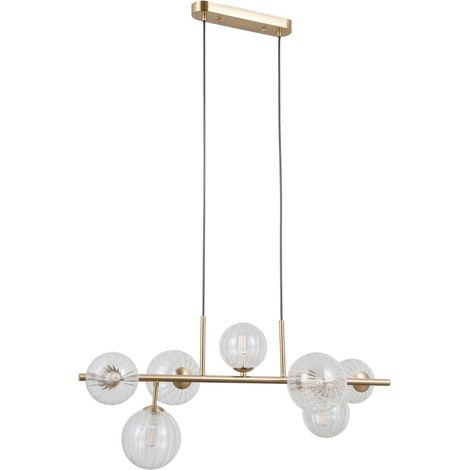 Toledo 7 G9 Hängelampe Gold italux PND-40717-7-HBR (1/3)