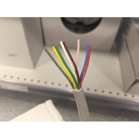 Micro tek 50 metri di cavo citofonico 8 conduttori con sezione da 0,50 mm cx00805000/b50