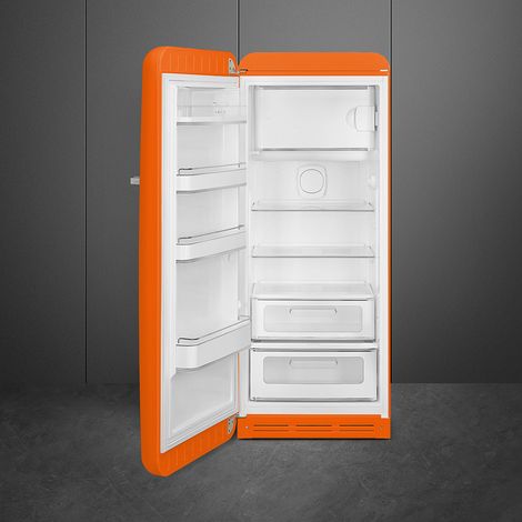 Smeg FAB28LOR6 monoporta Libera installazione 270 L Arancione Made in Italy. Posizionamento dell'apparecchio: Libera installazione, Colore del prodotto: Arancione, Cerniera porta: Sinistra. Capacit... (1/3)