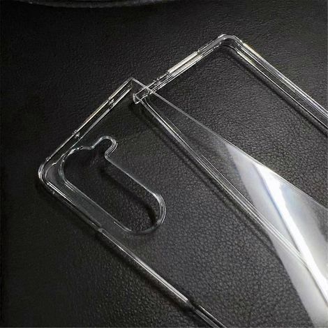 Étui rigide transparent pour Galaxy Z Fold3-- (1/5)