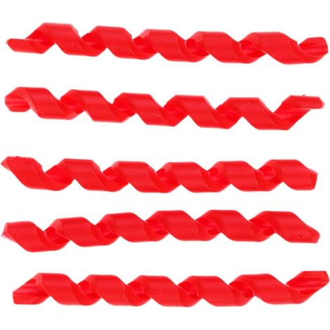 Convient pour les gaines de protection de câbles de freins et de dérailleurs de vélo (lot de 5), gaines de protection en caoutchouc pour cadre de vélo - Rouge