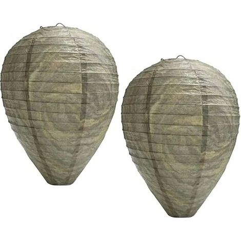 2 Pcs Appât naturel anti-guêpes - Répulsif écologique - Imperméable à l'eau - En papier (1/5)