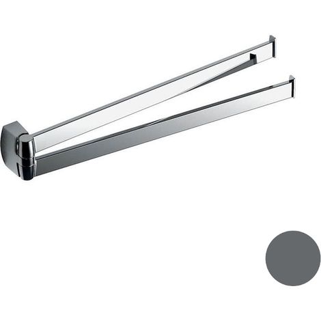 COLOMBO DESIGN Trenta portasalviette doppio a snodo grafite opaco codice prod: B30120GM (1/2)