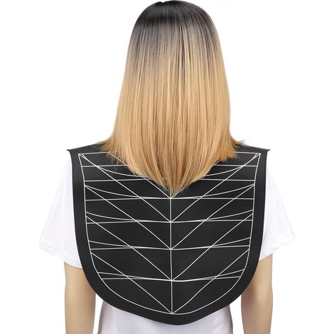 Hair Cutting Collar, Silicone Hairdressing Cape, Barber Hair Cutting Pad Guide (1/5)