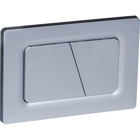 Sigma Spülkasten-Abdeckung in Silbergrau für Sigma01, Sigma20, Sigma30, UP300, UP320 – Verdeckter Spülkasten mit Dual-Spülfunktion