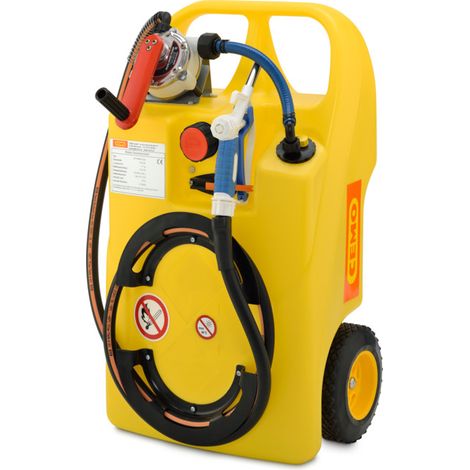 [GEBRAUCHT] Cemo Caddy Transportbehälter Frostschutzmittel Kanister Kurbelpumpe 60l 2,9m   B-Ware