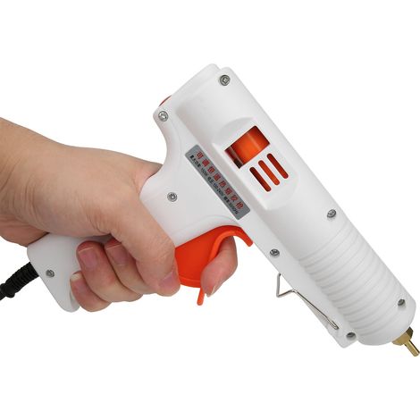 Pistolet à colle chaude à température constante réglable pour projets de bricolage et d'artisanat, 150 W, 100-240 V CA, blanc, HL F (prise UE) (1/5)