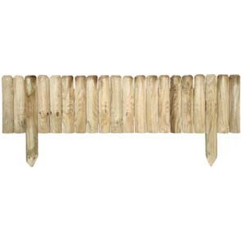 5PZ STECCATO ORIZZONTALE IN PINO IMPREGNATO - cm.100x30/45h.