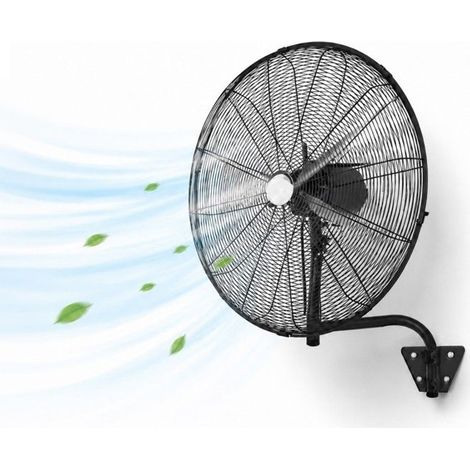 Ventilateur mural - SANS MARQUE - 75 cm - 285 W - 3 vitesses - Oscillation 2 directions (1/5)