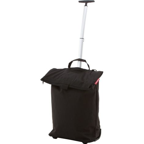reisenthel trolley M - Carrello Multiuso per Spesa, per Viaggio o Lavoro, Capiente e Pratico, con Cerniera e Manico Estensibile, Tessuto Idrorepellente, 43 L, Nero (1/5)