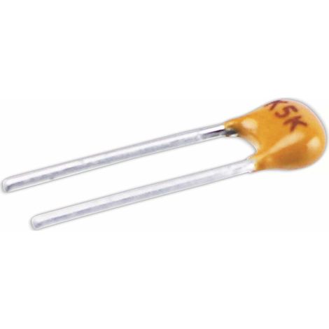 Condensateur céramique multicouche KEMET, 100 nF, 50 V, pas 2,5, 10 %