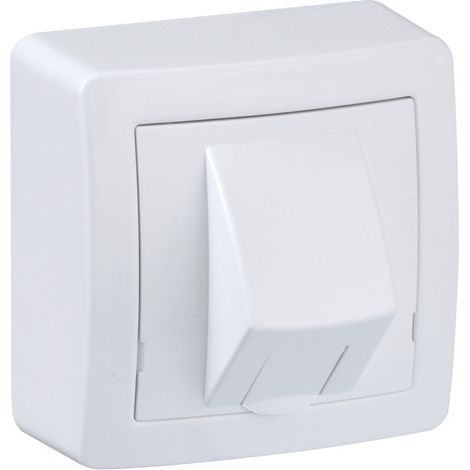 Schneider Electric – Prise RJ45 catégorie 6 UTP – Câblage à connexion rapide – Montage en saillie – Pour intérieur (1/4)
