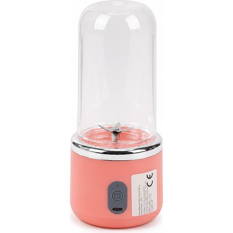 Blender Portable Rechargeable Rose avec Gobelet Individuel et 6 Lames (1/5)