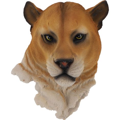 de tête d animal 3D en résine décoration murale sculpture