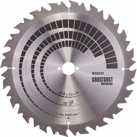BOSCH DISCO SIERRA CONSTRUCT  WOOD 315 X 3.2 X 30D: 20WZ