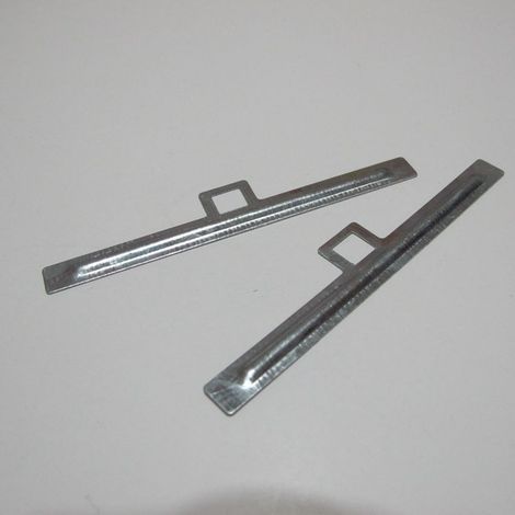 Accessoires de rechange en fer galvanisé pour stores vénitiens verticaux métalliques de 89 mm (10 pièces) (1/5)