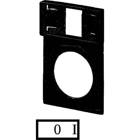 Support +étiquette I 0 EATON Q25TS-90