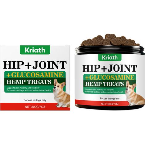 Formule douce pour le soin des articulations du chien, granulés tendres pour une nutrition quotidienne et un soin confortable des articulations de votre animal -- 200 g (1/5)