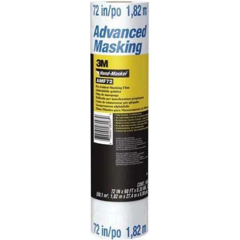 Pellicola di mascheratura 3m masking film adesiva trasparente 1.2x55 m