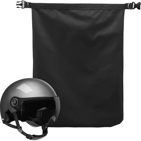 Sac de casque pour motoneige, boîte de rangement Oxford étanche, sac de casque avec grande capacité pour l'équitation - pour les trajets en déplacement, les voyages, la moto, le parking, les activités