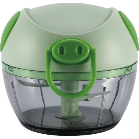 Picadora manual de verduras, procesador de alimentos portátil con cuerda, cortador de ajo y cebolla para verduras, jengibre, frutas, frutos secos, hierbas, etc. (1/5)