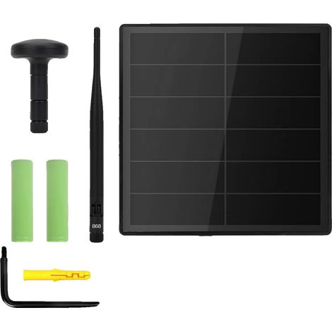 Nodo LoRa solar, comunicación de largo alcance, funcionamiento con energía solar, 868 MHz y 2 baterías. (1/2)