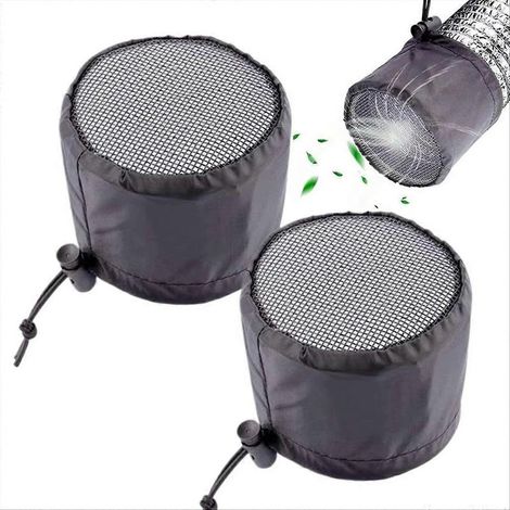 Couvercle de ventilation pour tente de culture, filtre anti-poussière, 2 pièces, couvercle de conduit flexible pour serre intérieure, buanderie extérieure B (1/5)