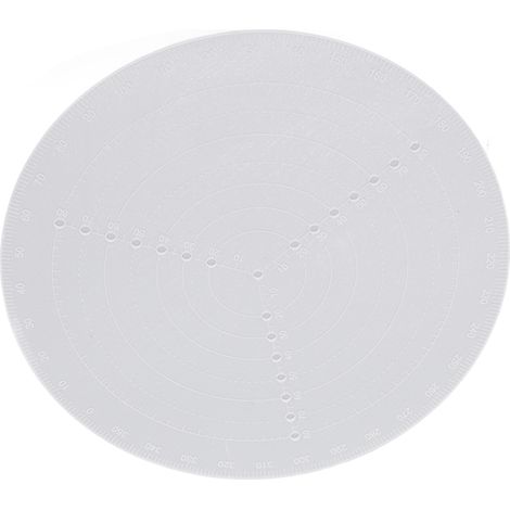 Compas rond semi-transparent en acrylique pour le dessin et le tournage du bois (1/5)