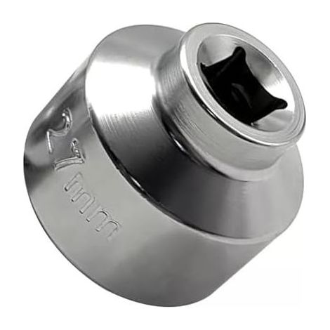 Chiave a bussola in metallo per filtri dell'olio Mercedes-Benz e di altri veicoli, design discreto adatto alla sostituzione (27 mm) - 27 mm (1/4)