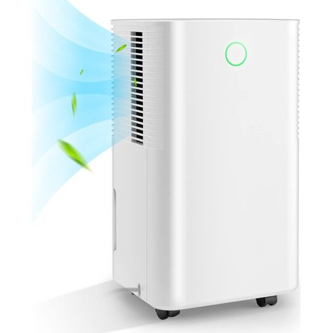 Goplus – Déshumidificateur électrique 15L/jour – 3 modes – Minuterie 24H – 2 vitesses – Drainage automatique et manuel – Réservoir 2L – Pour espaces jusqu'à 15m² (1/5)