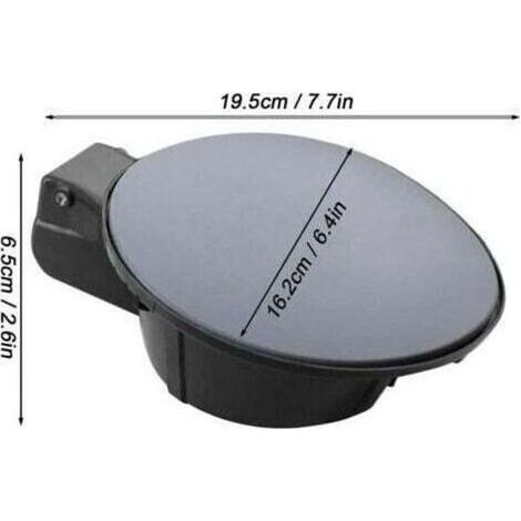 Tankdeckel für Volkswagen Polo 2011–2019 – Verschleißfester Kunststoff – Abmessungen 19,5 x 16,2 x 6,5 cm – 6R0809857 (1/5)