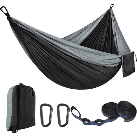 Hamac suspendu de camping extérieur en tissu parachute 300 x (1/5)