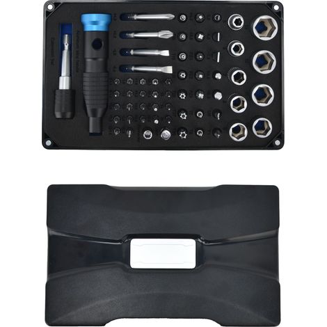 Kit de 60 tournevis de précision pour la réparation de téléphones, d'ordinateurs et d'appareils électroniques - Outils pour la maison JM-6125 (1/5)