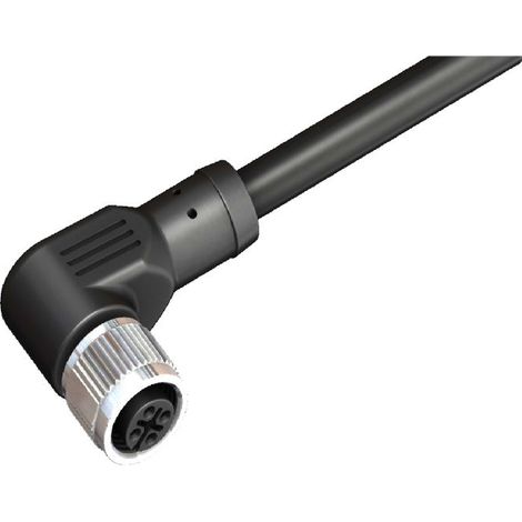 Connecteur pré-câblé RS PRO 4 conducteurs , M12 Femelle, 15m ( Prix pour 1 ) (1/3)