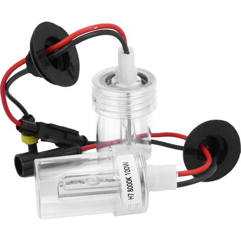 Pack de 2 Ampoules H7 Xénon HID 100W 8000K pour Phares de Voiture, Douille 12V (1/5)