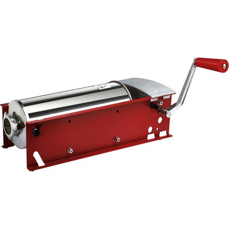 Sausagestempel Stern 8 Horizontal 7 l Edelstahlzylinder, Doppelgeschwindigkeit und inklusive 4 Trichter (ø 10, 20, 30, 40 mm) - Sonstiges