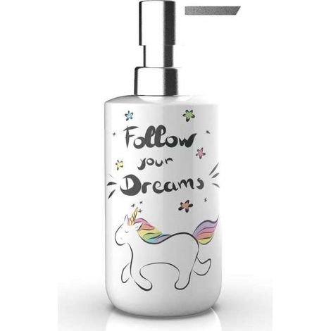 Metaform - Dispenser sapone da appoggio Bianco in Ceramica Mod. Unicorn (1/3)