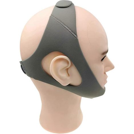 Mentonnière anti-ronflement, dispositif anti-ronflement pour stopper efficacement le ronflement, réglable (1/5)