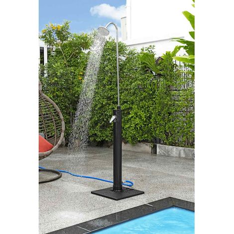 Bestway Gartendusche Solar Flow Schwarz 8 L