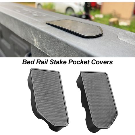 Cache-pots pour poteaux de ridelles PCS, bouchons de rechange pour trous de poteaux de ridelles Silverado Sierra 2019-2022
