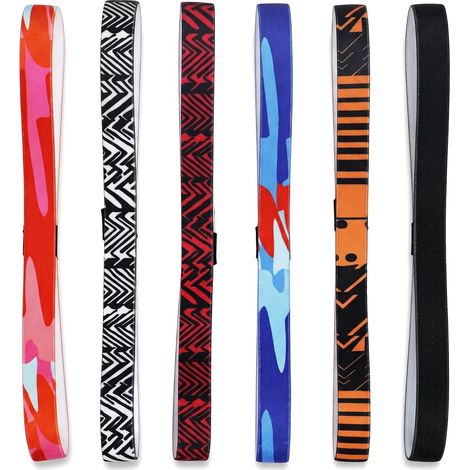 Bandeau Sport 6 Pièces Antidérapant Élastique Homme Femme Running Yoga (1/5)