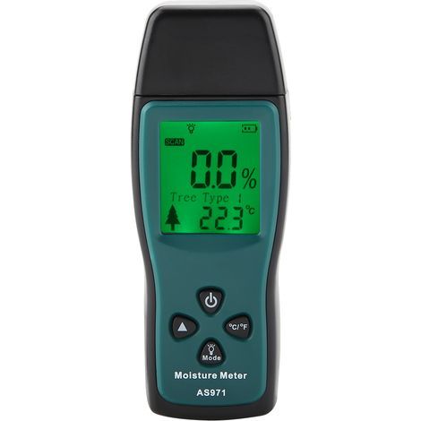 SMART SENSOR AS971 LCD-Digital-Feuchtigkeitsmesser für Holz, Messbereich 0-40℃ (1/5)