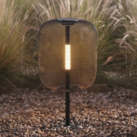 [GEBRAUCHT] B-Ware Lucande Erdspießleuchte Gartenleuchte Led Solarleuchte Faylen Außenbereich