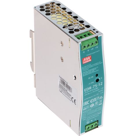 ALIMENTATORE COMMUTATORE MEAN WELL EDR-75-12