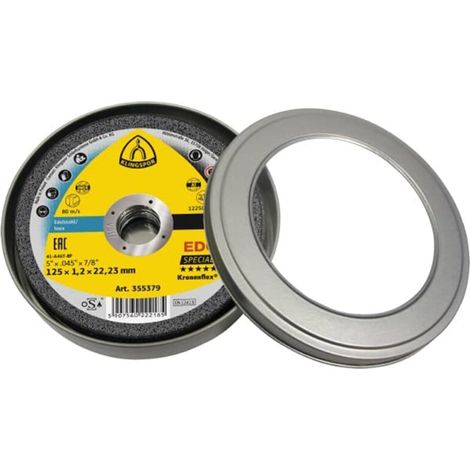 10 Stück Trennscheiben EDGE Special für Edelstahl 125 x 1,2 x 22,23 mm