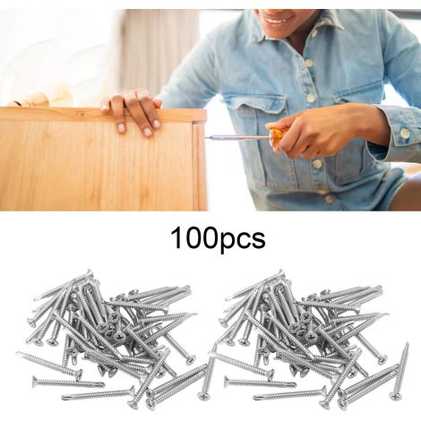 100 Phillips-Senkkopfschrauben aus Edelstahl 304, Nennlänge 50 mm, M4.8-16 (1/5)