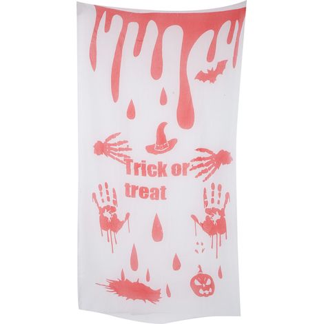 Voile d'Épouvante Halloween - Décoration Murale Effrayante Réutilisable pour Fête d'Horreur et Maison Hantée (1/5)