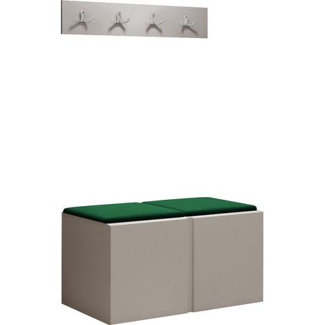 Conjunto para recibidor Pinis VI, Cachemira, 0x0x0cm, Tapiz, Aglomerado laminado, Montada en la pared, Colocada