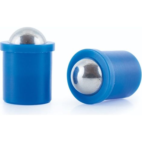 Poussoir à ressort RS PRO en Acétal, longueur 4mm ( Prix pour Paquet de 10 )