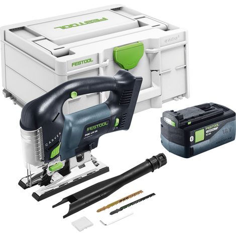 Festool PSBC 420-Basic Akku Pendelstichsäge 18 V 120 mm Brushless + 1x Akku 5,0 Ah + Systainer - ohne Ladegerät
